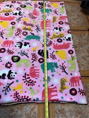 Patagonia Synchilla Rare Blanket Throw Vintage Fleece Pink Safari